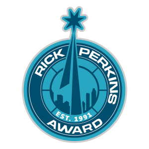 Rick Perkins Award (RPA) primary logo, undated